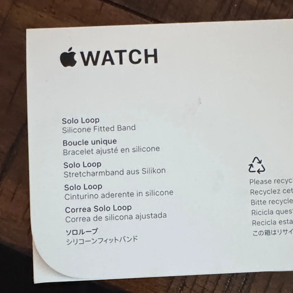 Apple Watch Silicone Band - White